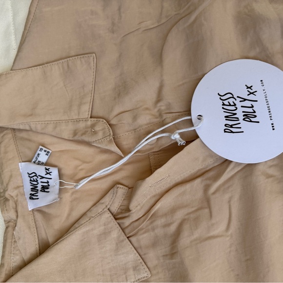 Princess Polly FORBIDDEN MINI DRESS (BEIGE) Princess Polly - Picture 4 of 6